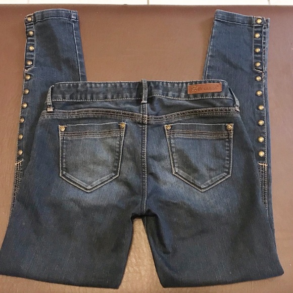 Guess Denim - Guess suzzette super skinny gold studded 27